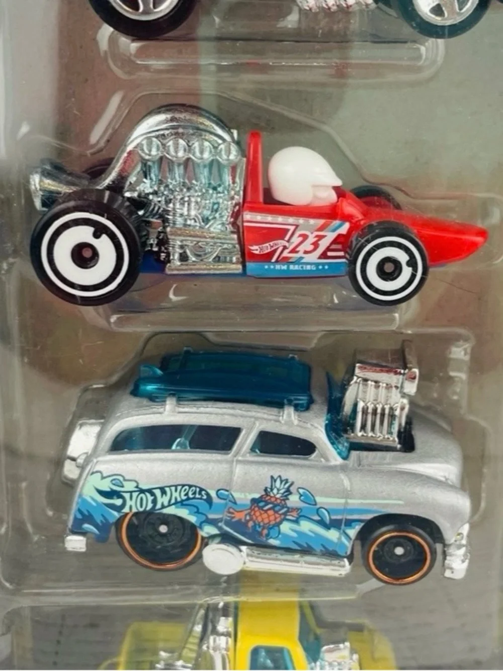 Hot Wheels Tooned 5-Pack Diecast Cars Set Mattel Collectible Racing Toy 3+ NEW
